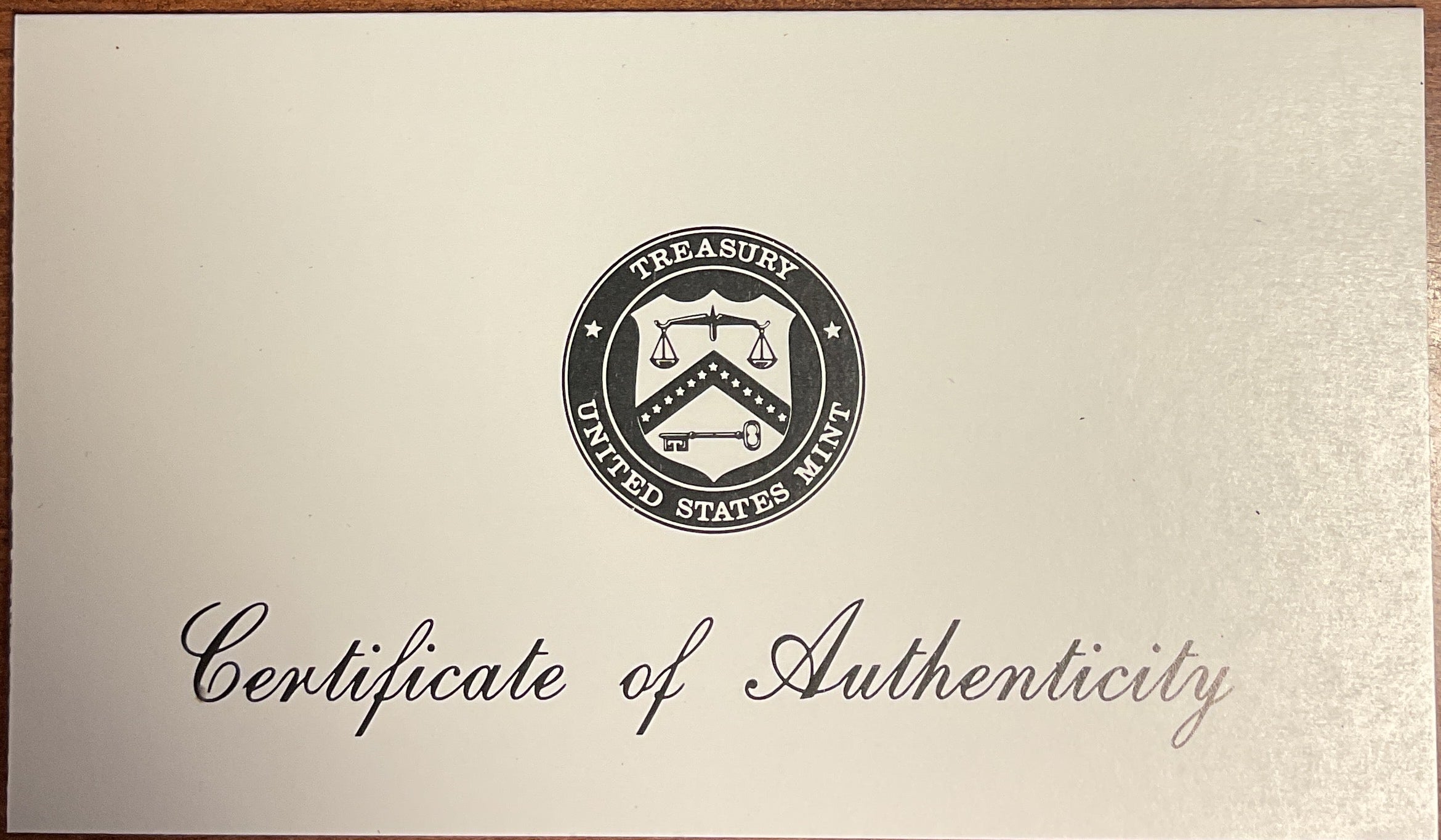 1996 United States Mint Silver Proof Set w/C.O.A.