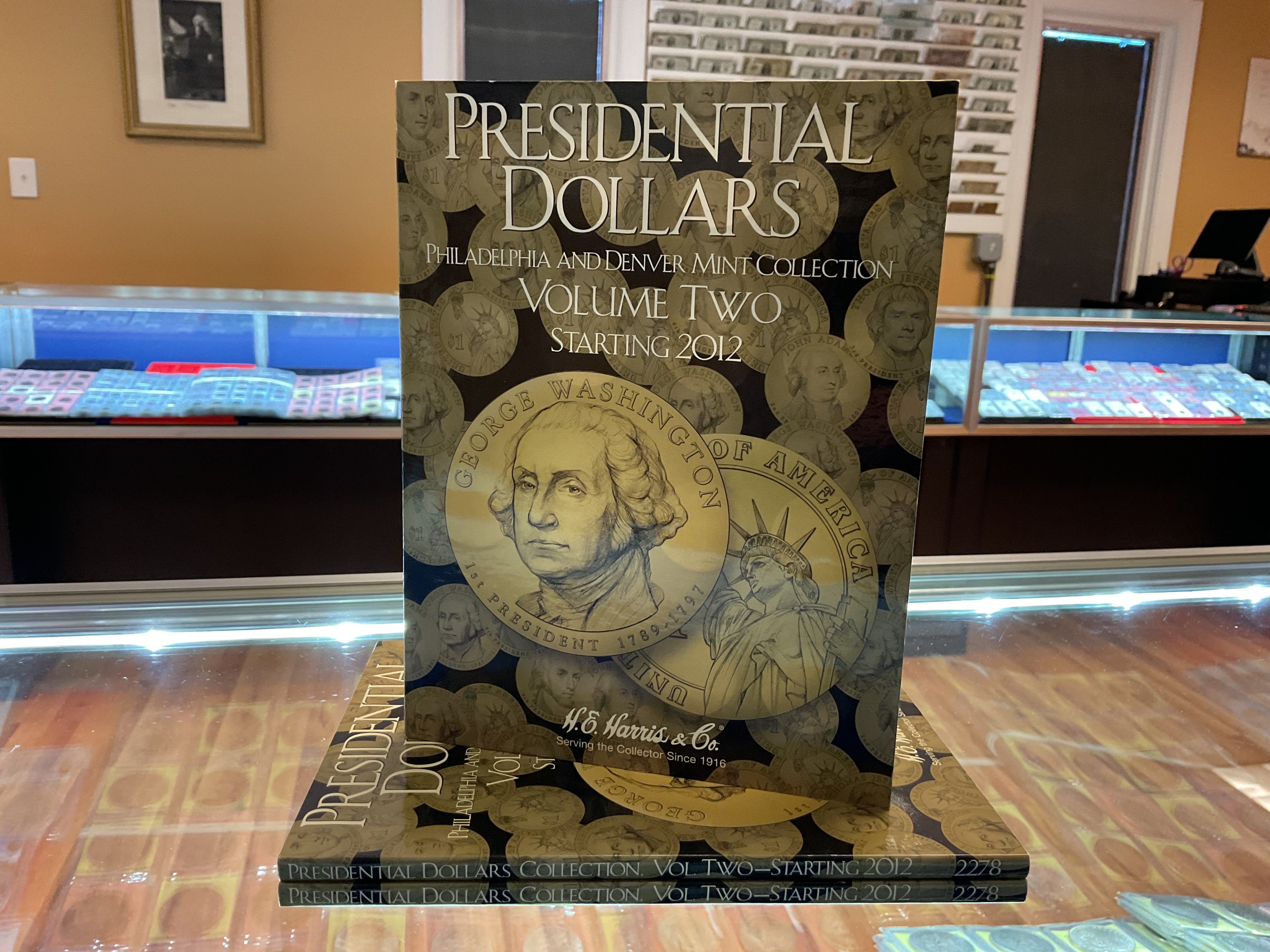 Presidential Dollar, Harris Coin Folders, Vol. Two, Collection Starting 2012
