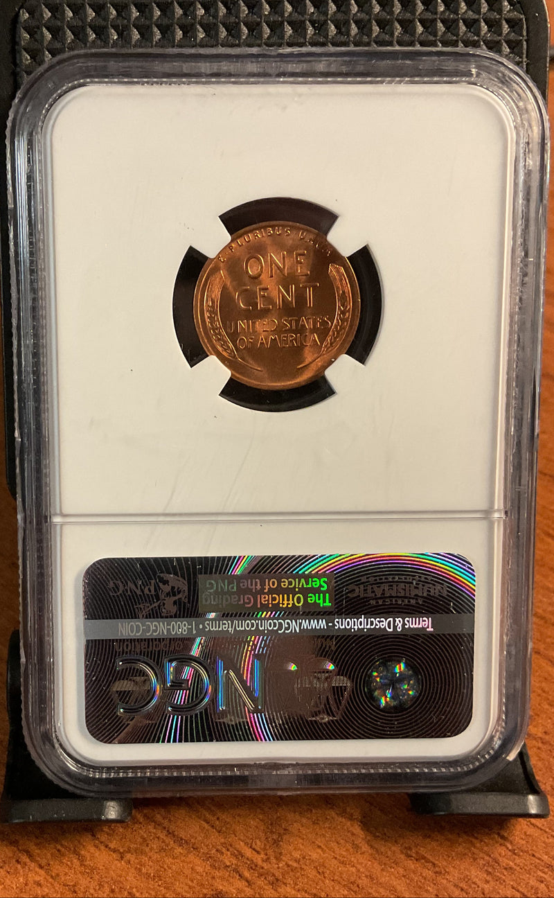 Lincoln Cent, NGC MS-66 RD, 1944 S 1C, Store