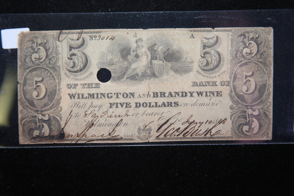 1848 Wilmington, Delaware., Obsolete Currency, Store Sale 093138