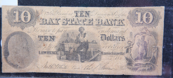 1864 Lawrence, Massachusetts., Obsolete Currency, Store Sale 093144