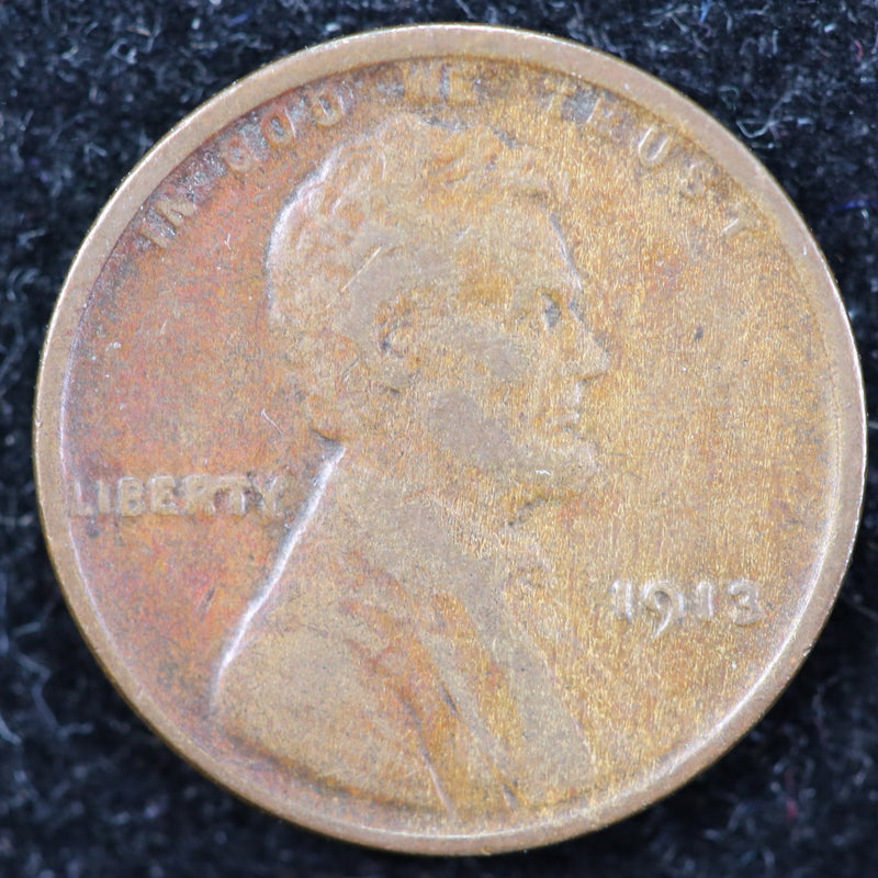1913 Lincoln Cent, Circulated Affordable Coin, Store