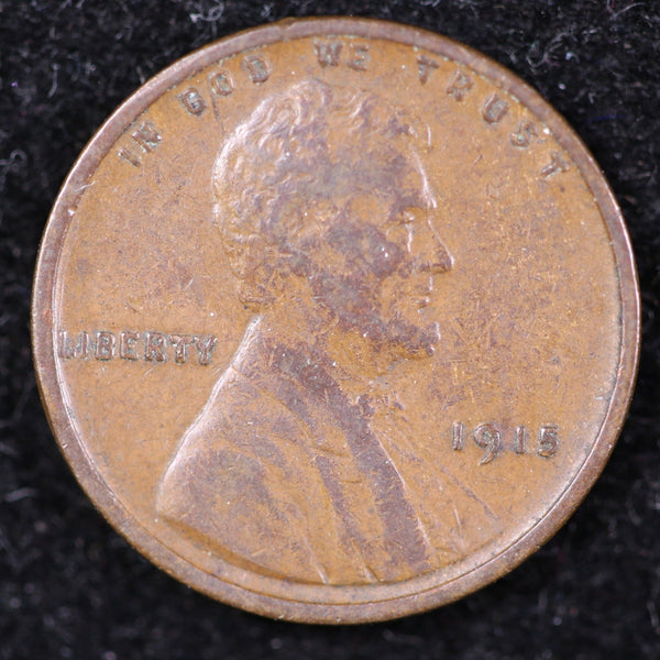 1915 Lincoln Cent, Circulated Affordable Coin, Store #40015