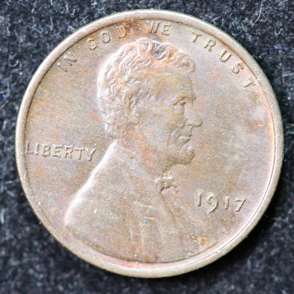 1917 Lincoln Cent, Uncirculated Affordable Coin, Store #40027