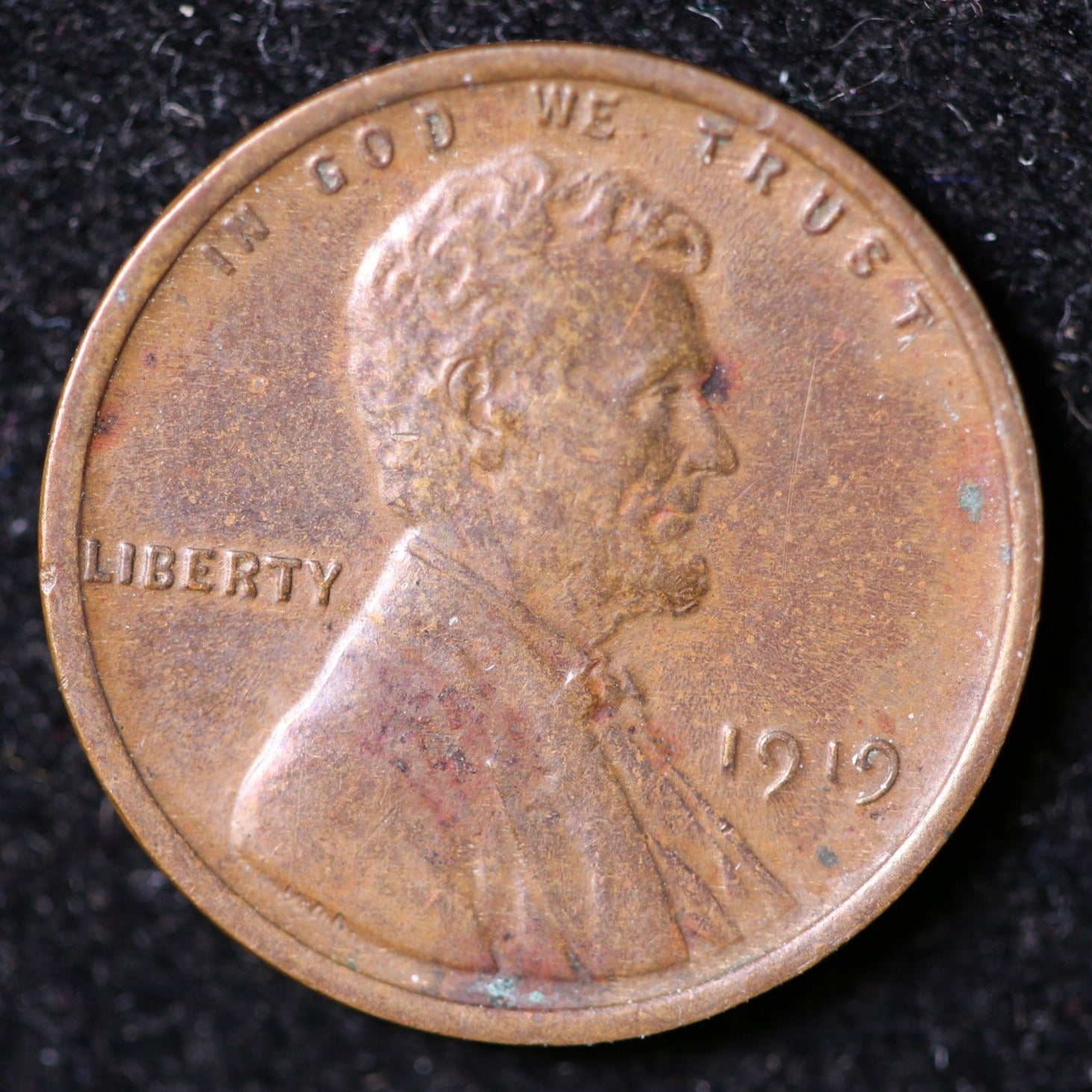 1919 Lincoln Cent, Circulated Affordable Coin, Store #40037