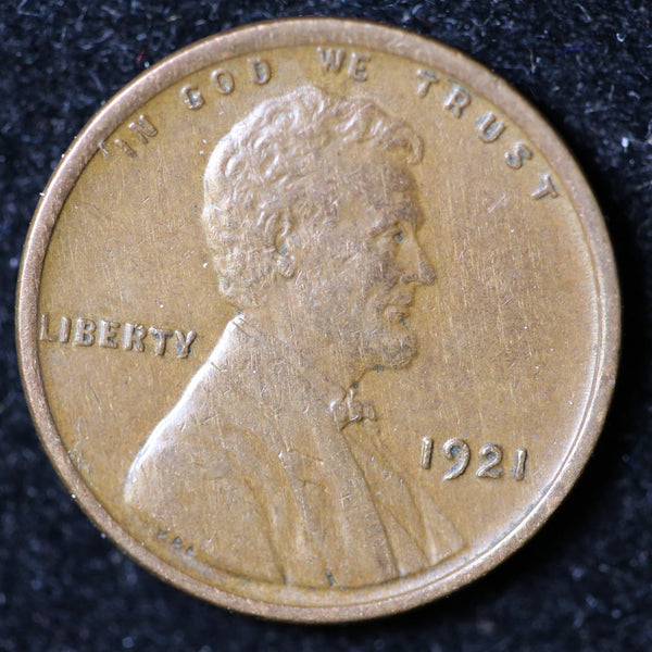 1921 Lincoln Cent, Circulated Affordable Coin, Store #23040047