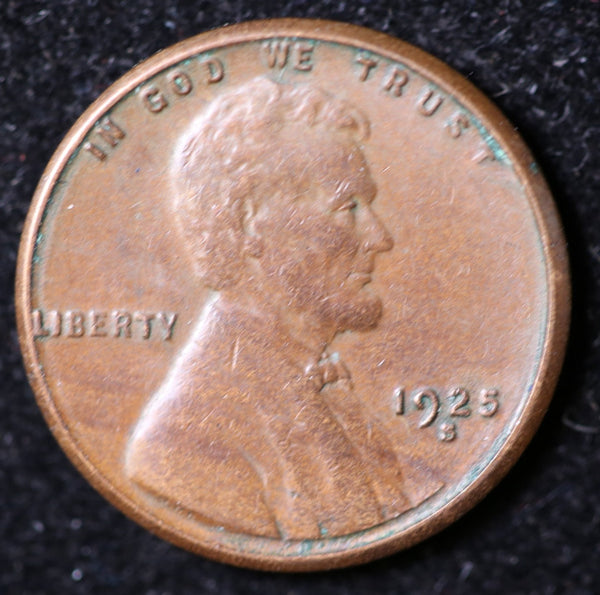 1925-S Lincoln Cent, Uncirculated Affordable Coin, Store #40068