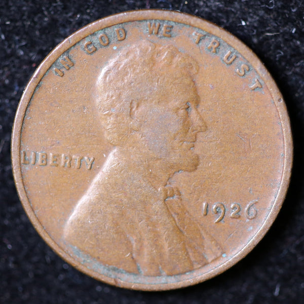 1926 Lincoln Cent, Circulated Affordable Coin, Store #40070