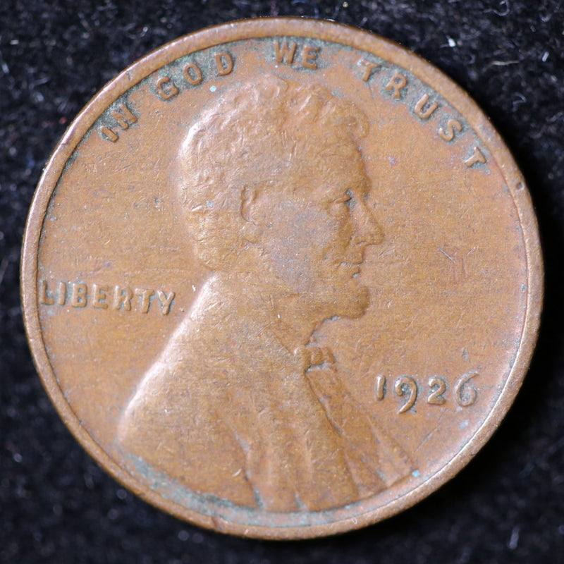 1926 Lincoln Cent, Circulated Affordable Coin, Store