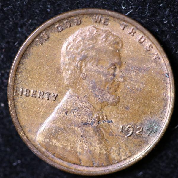 1927 Lincoln Cent, Circulated Affordable Coin, Store #40075