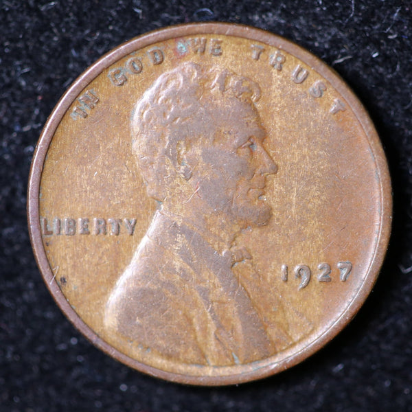 1927 Lincoln Cent, Circulated Affordable Coin, Store #40076