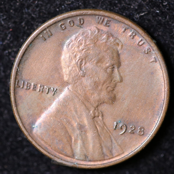 1928 Lincoln Cent, Circulated Affordable Coin, Store #40080