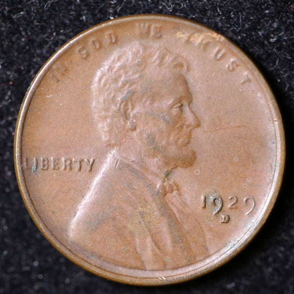 1929-D Lincoln Cent, Uncirculated Affordable Coin, Store #40087