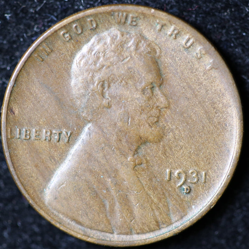 1931-D Lincoln Cent, Uncirculated Affordable Coin, Store