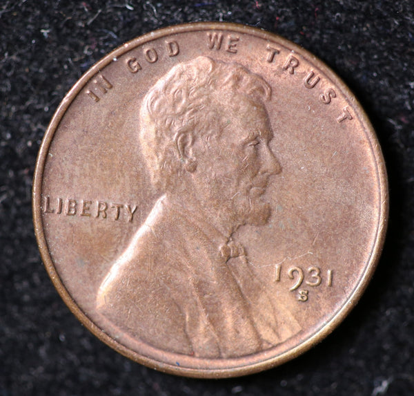 1931-S Lincoln Cent, Uncirculated Affordable Coin, Store #23040098
