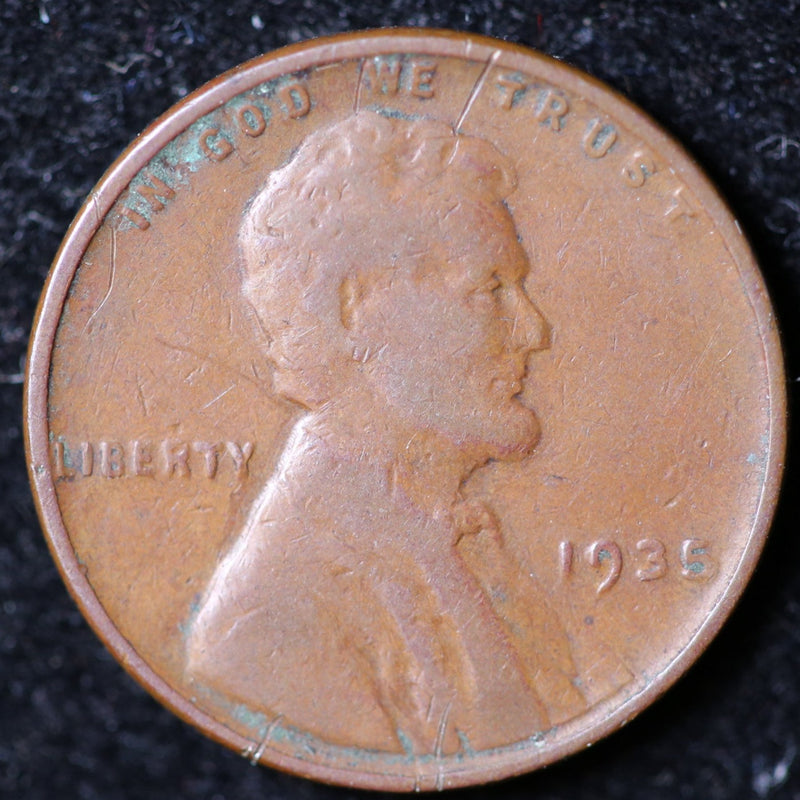 1935 Lincoln Cent, Circulated Affordable Coin, Store