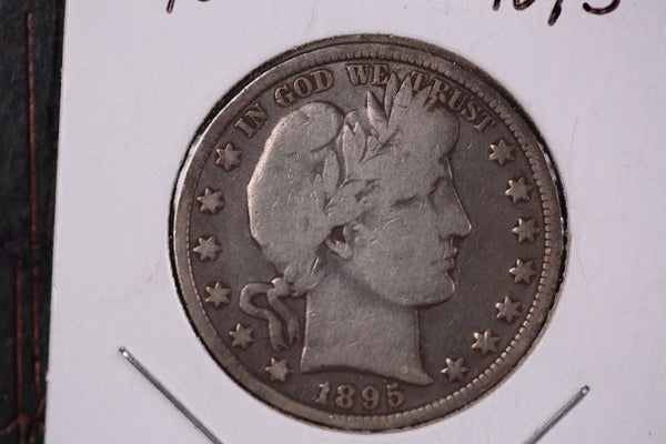 1895 Barber Half Dollar. Nice Coin VG Details. Store #HR191