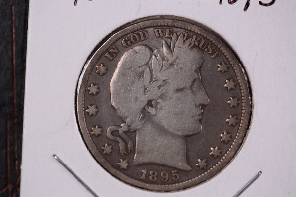 1895 Barber Half Dollar. Nice Coin VG Details. Store #23081824
