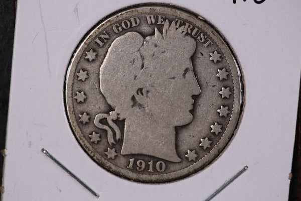 1910 Barber Half Dollar. Affordable Collectible Coin. Store #23081707
