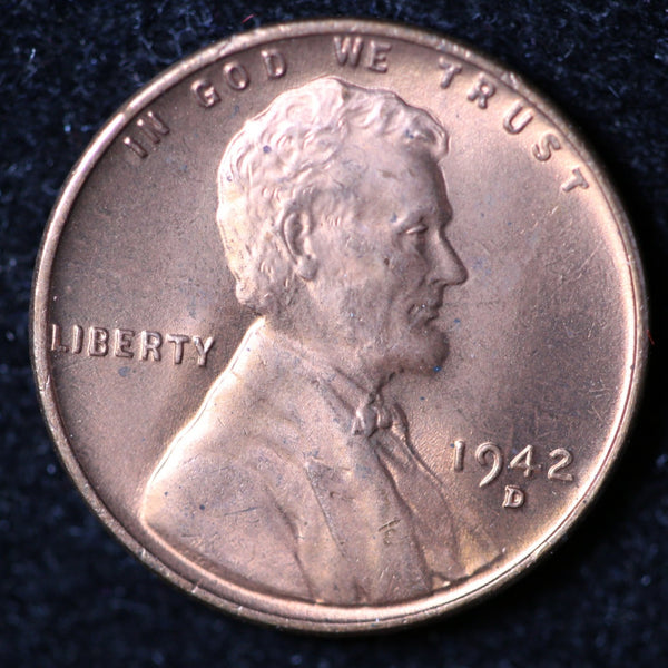 1942-D Lincoln Cent, Circulated Affordable Coin, Store #23040147