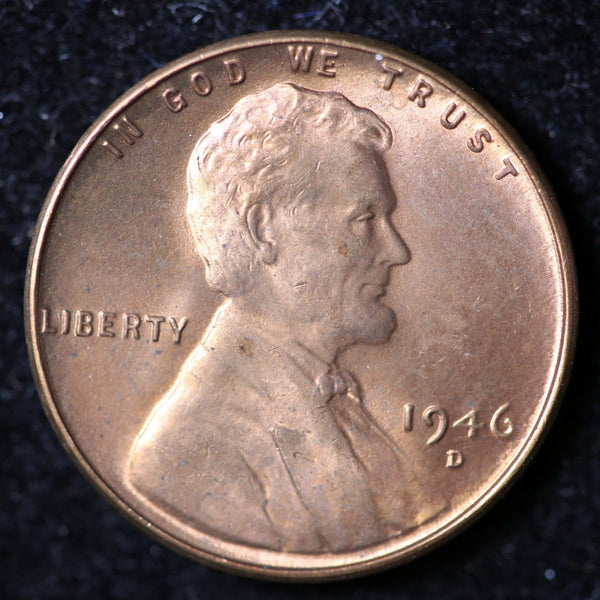 1946-D Lincoln Cent, Circulated Affordable Coin, Store #23040168