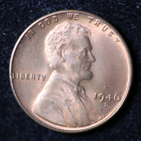 1946-D Lincoln Cent, Circulated Affordable Coin, Store #23040169