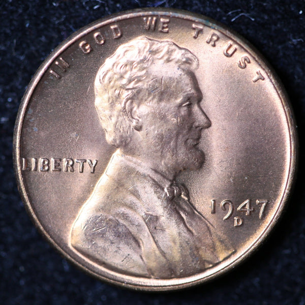 1947-D Lincoln Cent, Circulated Affordable Coin, Store #23040175
