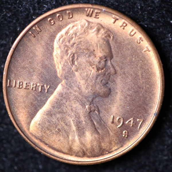1947-S Lincoln Cent, Uncirculated Affordable Coin, Store #23040176