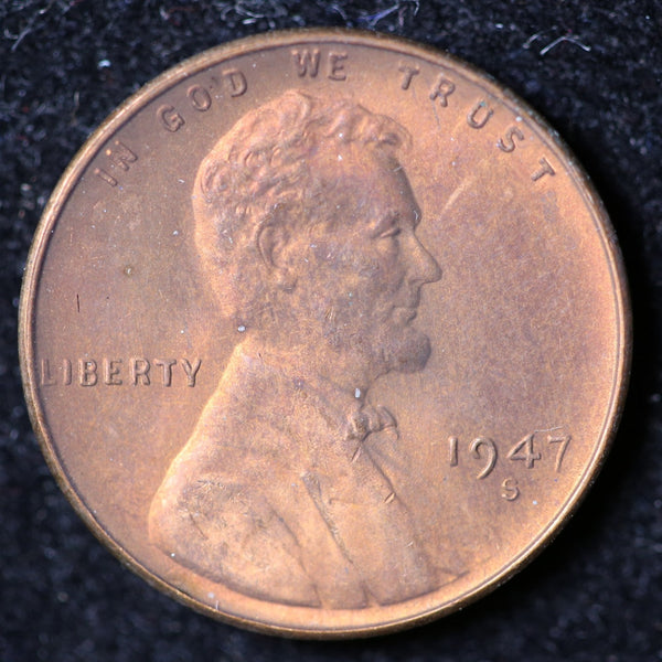 1947-S Lincoln Cent, Circulated Affordable Coin, Store #23040177