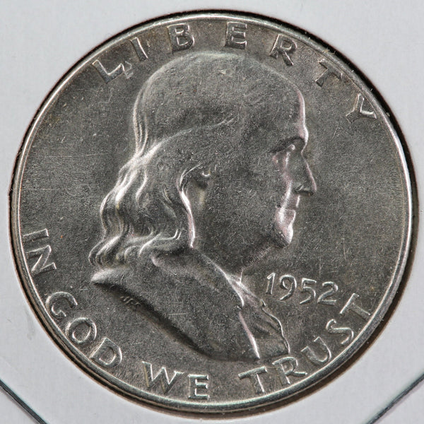 1952-S Franklin Half Dollar. Affordable Collectible Coin. Store #12997