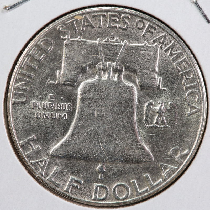 1952-S Franklin Half Dollar. Affordable Collectible Coin. Store