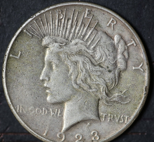 1923 Peace Silver Dollar, Nice Affordable Coin, Store #23081901