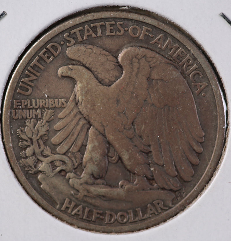 1916-D Walking Liberty Half Dollar, Circulated XF+ Details. Store