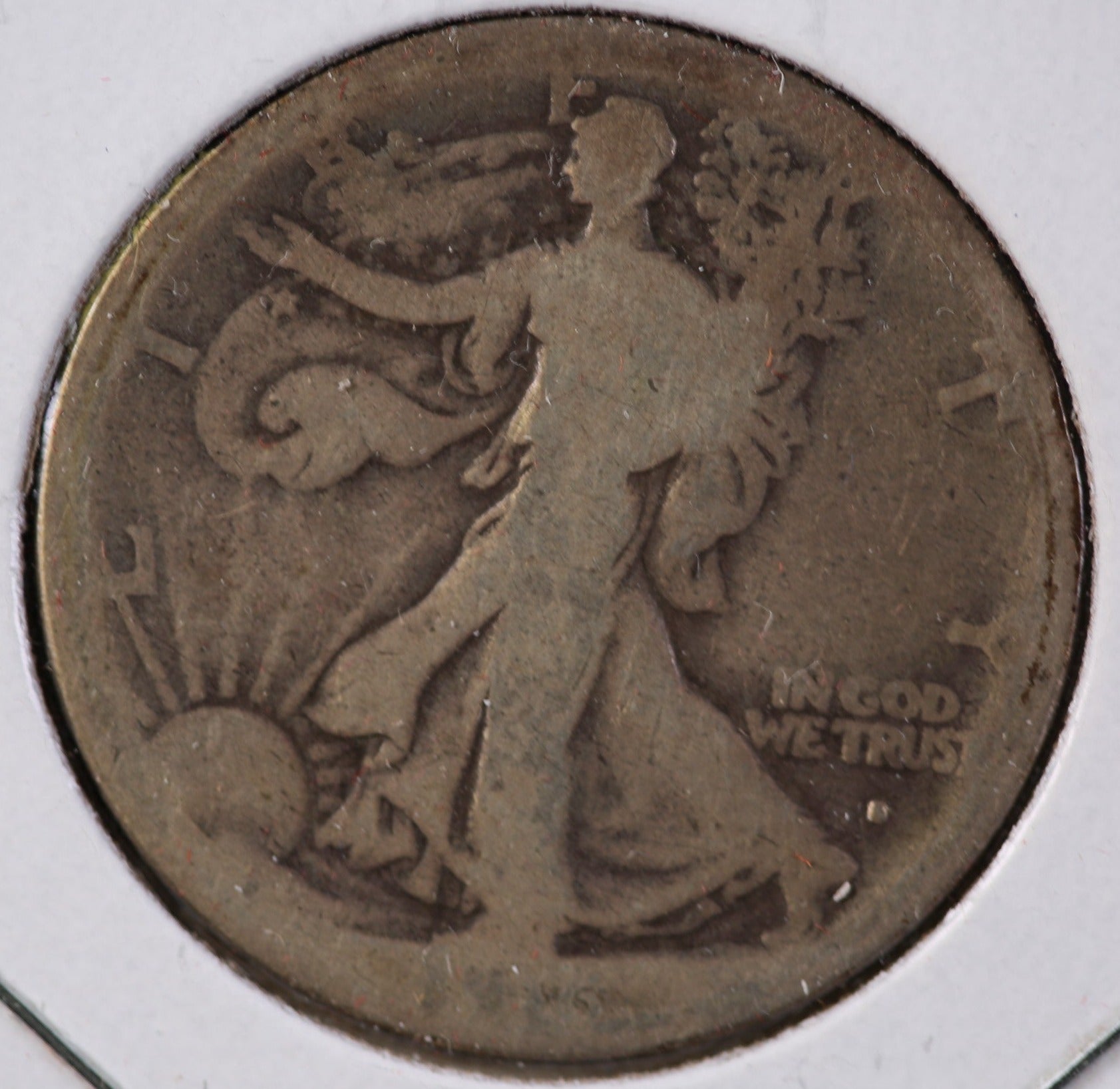 1916-S Walking Liberty Half Dollar, Good Circulated Coin, Store #82406