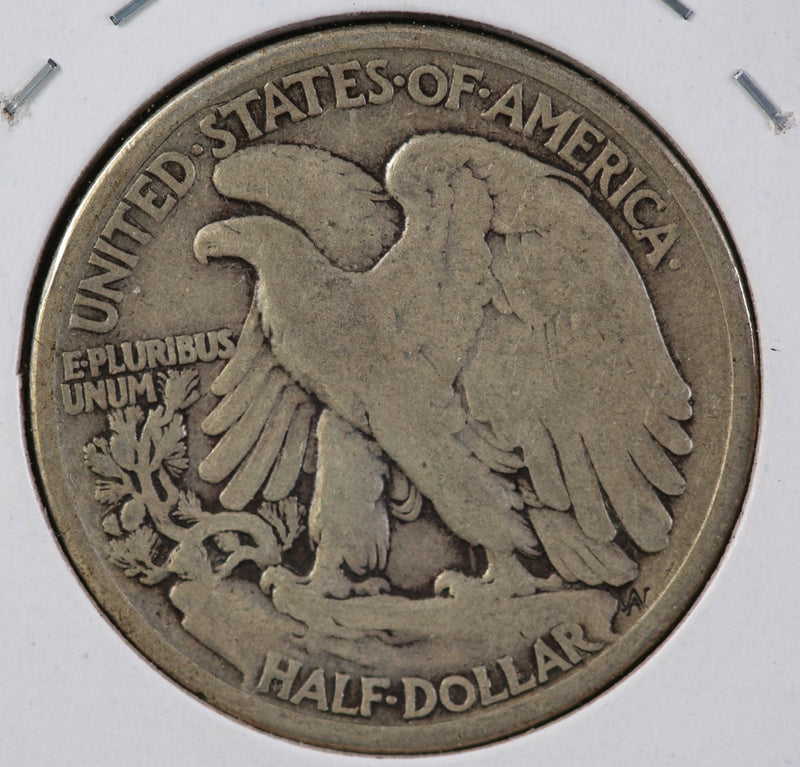 1917-D Walking Liberty Half Dollar, Circulated Coin Obv. Mint. Store