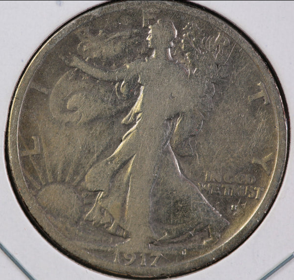 1917-S Walking Liberty Half Dollar, Circulated Coin Obv. Mint. Store #82412