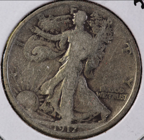 1917-S Walking Liberty Half Dollar, VG Details Rev. Mint. Store #82415