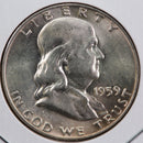1959-D Franklin Half Dollar. Affordable Collectible Coin. Store