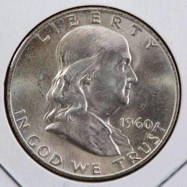 1960-D Franklin Half Dollar. Affordable Collectible Coin. Store #13028