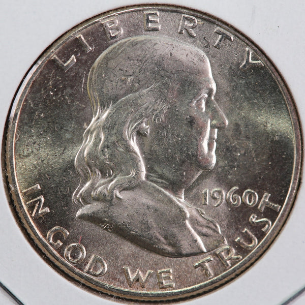 1960 Franklin Half Dollar. Affordable Collectible Coin. Store #13030