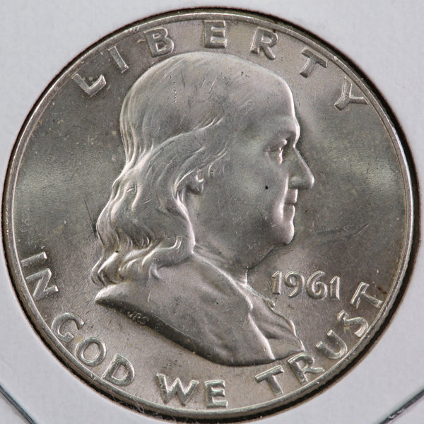1961-D Franklin Half Dollar. Affordable Collectible Coin. Store #13033