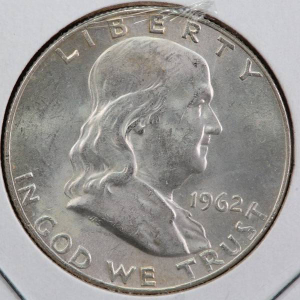 1962-D Franklin Half Dollar. Affordable Collectible Coin. Store #13035