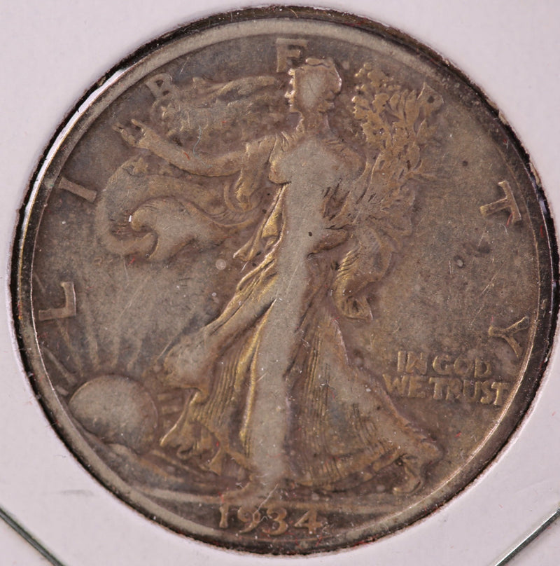 1934 Walking Liberty Half Dollar, Nice Circulated Coin. Store