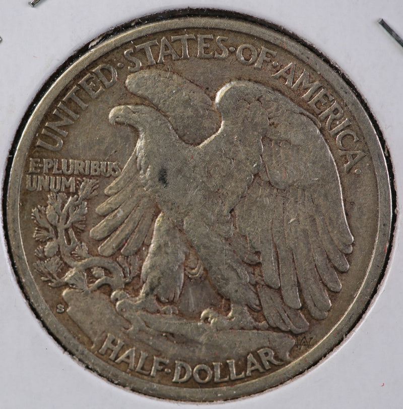 1934-S Walking Liberty Half Dollar, Affordable Circulated Coin. Store