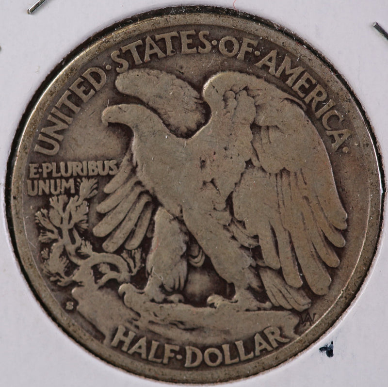 1936-S Walking Liberty Half Dollar, Circulated Coin. Store