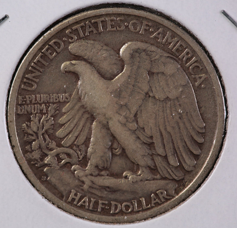 1937-S Walking Liberty Half Dollar, Nice VF30 Details. Store