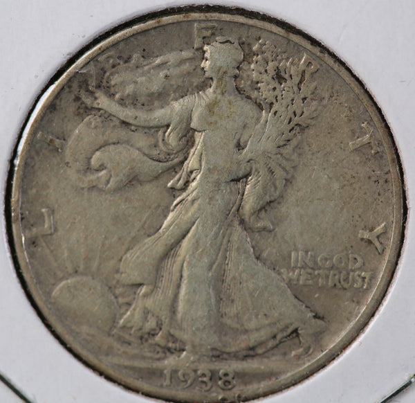 1938-D Walking Liberty Half Dollar, Nice Coin. Store #23082518
