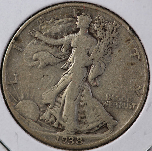 1938-D Walking Liberty Half Dollar, Nice Coin. Store #23082519