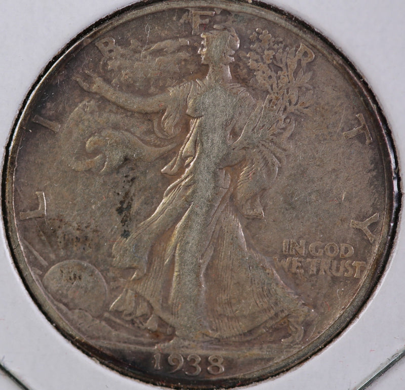 1938-D Walking Liberty Half Dollar, Nice Coin. Store
