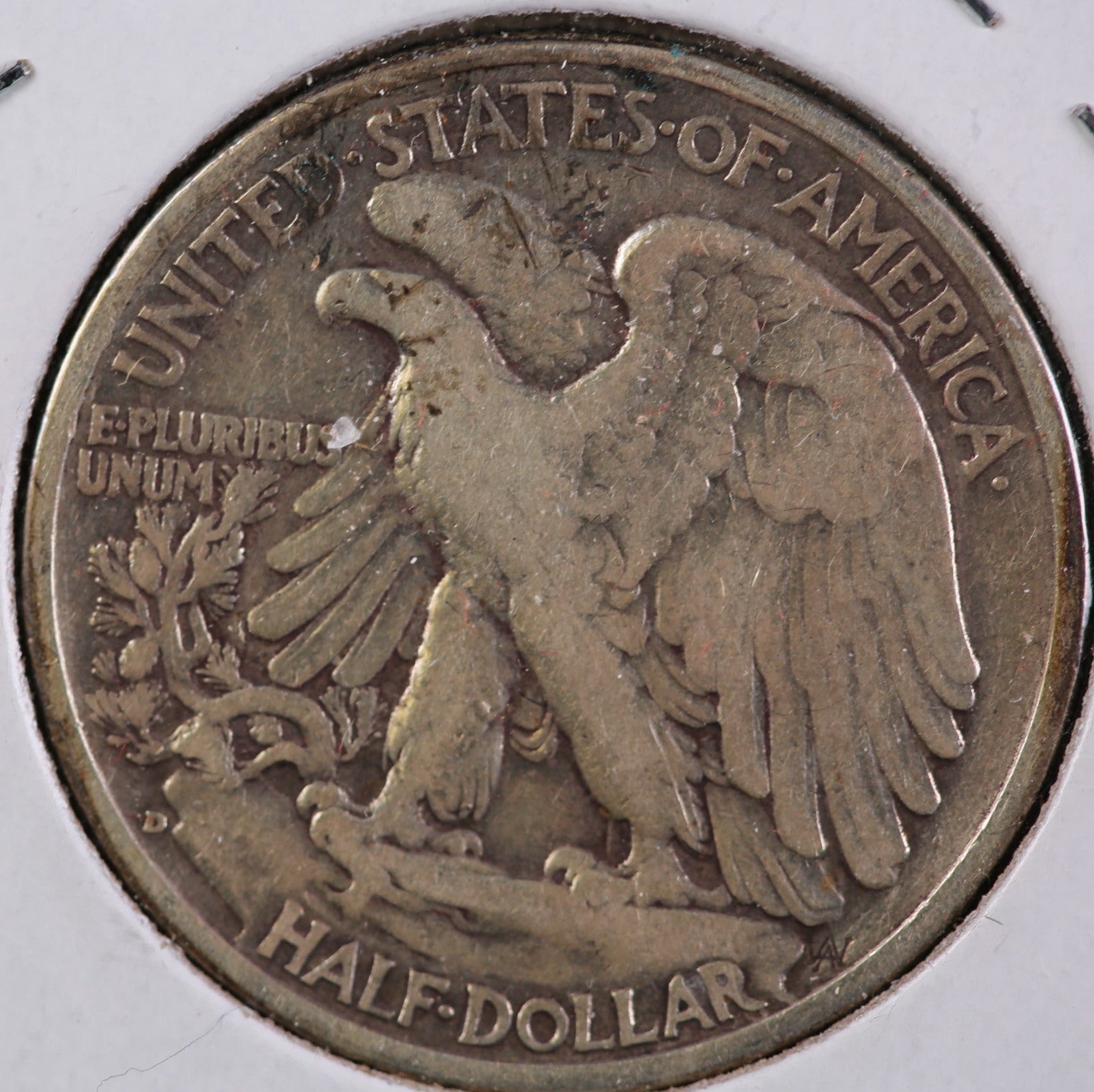 1938-D Walking Liberty Half Dollar, Fine Circulated Coin, Store #HR1147